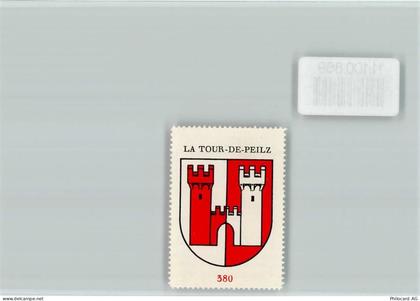 1814 La Tour-de-Peilz - Vignette Wappen Kaffee Hag ca 1920-1940 La TOur-... - 11100869