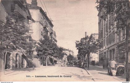 SUISSE  LAUSANNE  boulevard de Grancy