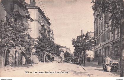 SUISSE  LAUSANNE  boulevard de Grancy