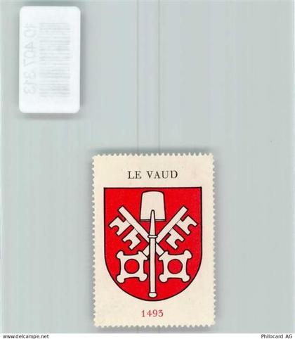 1261 Le Vaud - Vignette Wappen Kaffee Hag 1920-1940 Schlüssel - 10407313