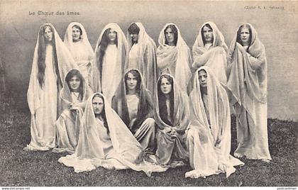 Suisse - MÉZIÈRES (VD) Théâtre du Jorat - La Nuit des Quatre-Temps, Juin 1912 - Le Choeur des Ames - Ed. S. A. Schnegg