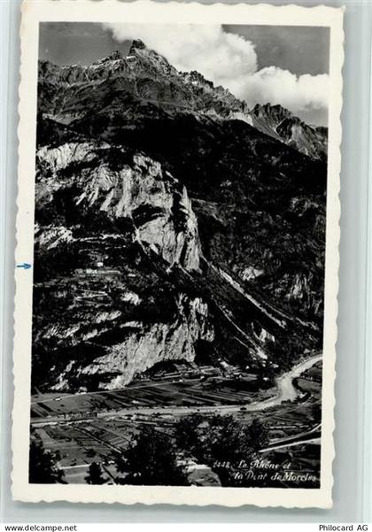 1892 Morcles - La Rhone et Port de Morcles - 10160180