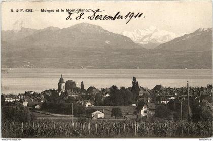 Morges et le Mont Blanc