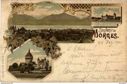 Souvenir de Morges - Litho