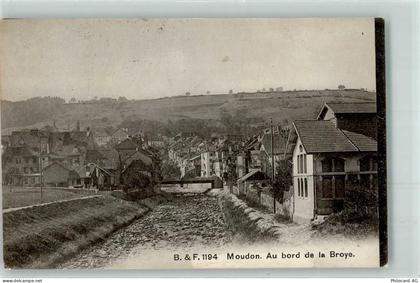 1510 Moudon 1915 - Au bord de la Broye - 10643552