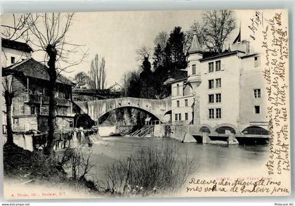 1350 Orbe 1901 - Blick zur Brücke - 10596502