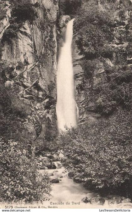 [-5%] SUISSE - Ormont Dessus - Cascade du Dar  - Carte Postale Ancienne