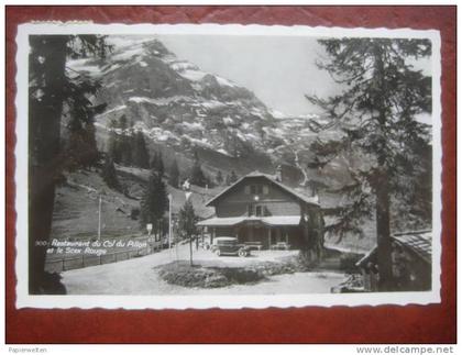 Ormont-Dessus (VD) - Retaurant du Col du Pillon / Auto