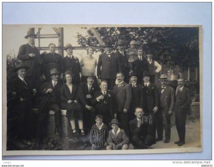 PALEZIEUX :  Carte  PHOTO  1925