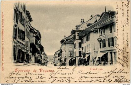Souvenir de Payerne - Grand rue