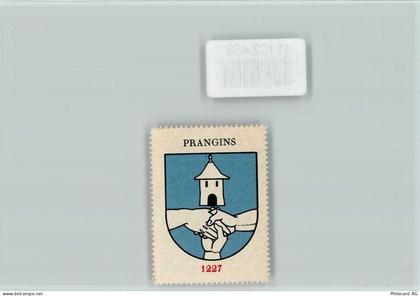 1197 Prangins - Vignette Wappen Kaffee Hag ca 1920-1940 - 11102459