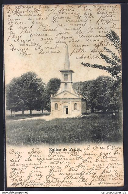 AK Lausanne, Eglise de Prilly, Kirche