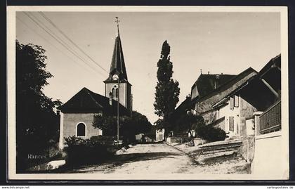AK Rances, Strassenpartie mit Kirche
