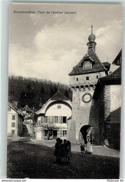 1323 Romainmôtier-Envy 1911 - Tour de lancien couvent - 13124675