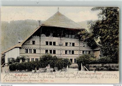 1658 Rossinière 1905 Foto AK Pension Hotel - 38193966