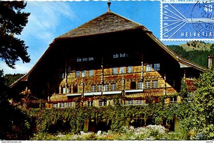 N°4464 R -cpsm Rossinière -le grand châlet-