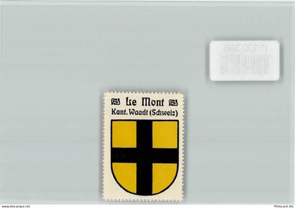1052 Le Mont-sur-Lausanne - Vignette Wappen Kaffee Hag ca 1920-1940 - 11100396