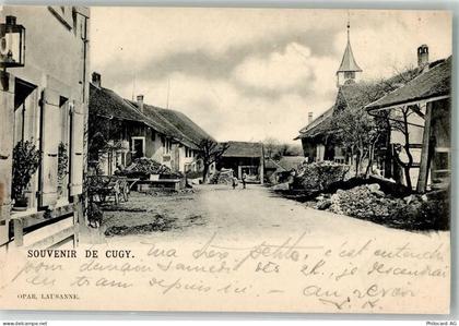 1053 Cugy VD 1906 Foto AK Dorfansicht - 13657135