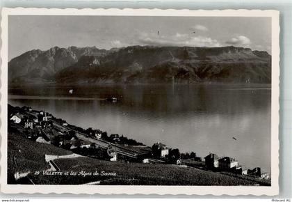 1096 Villette Lavaux 1938 Foto AK Bahnhof Alpes de Savoie - 38194299