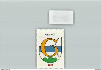 1117 Grancy St-Denis - Vignette Wappen Kaffee Hag ca 1920-1940 - 11101878