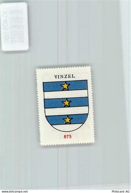 1184 Vinzel - Vignette Wappen Kaffee Hag ca 1920-1940 - 10408669