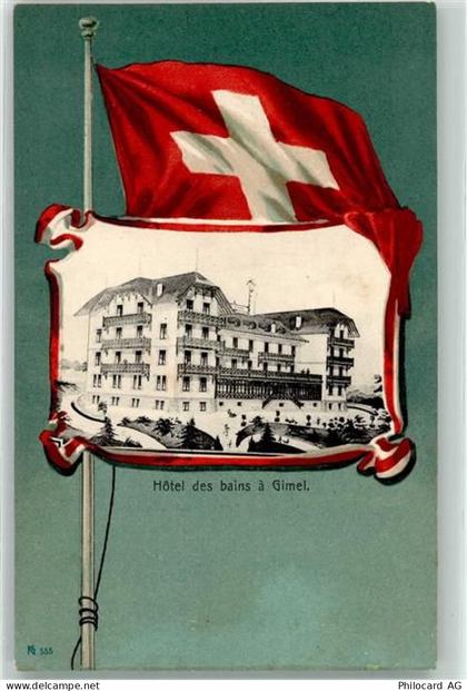 1188 Gimel - Hotel des bains Fahne - 13444796