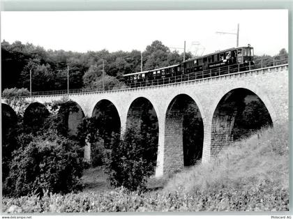 1271 Givrins 1920 - Repro CFZe 4/4 10 + C23 + BC 20 sur le viaduc de Giv... - 10394845