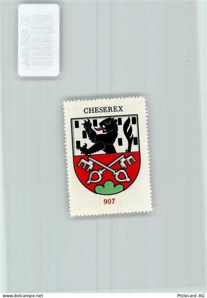 1275 Chéserex - Vignette Wappen Kaffee Hag ca 1920-1940 Schlüssel Löwe... - 10408694