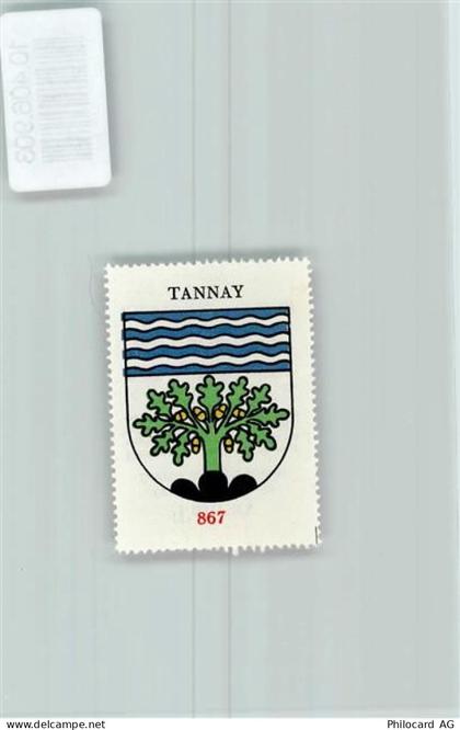 1295 Tannay - Vignette Wappen Kaffee Hag 1920-1940 - 10406903