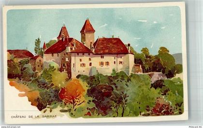 1315 La Sarraz Lithographie Schloss Chateau de la Sarraz - 10742531