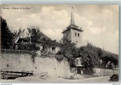 1406 Cronay 1914 - LEglise et la Cure - 13173329