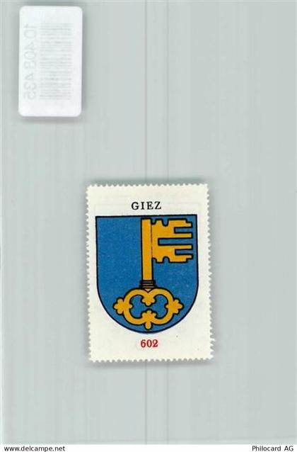 1429 Giez - Vignette Wappen Kaffee Hag ca 1920-1940 Schlüssel - 10408435