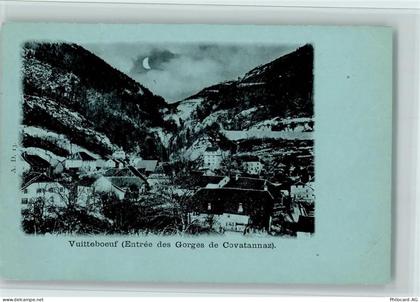 1445 Vuiteboeuf Peney (Vuiteboeuf) Mondschein vue generale, 1898 gute Er... - 13079100