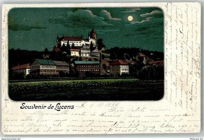 1522 Lucens 1899 Lithographie / Mondschein - 13254675