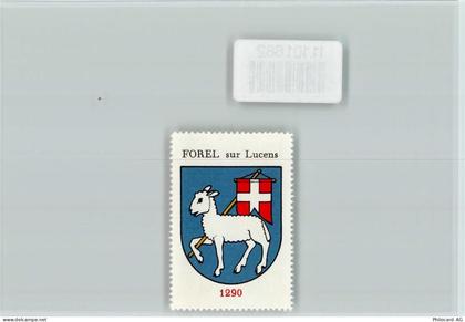 1526 Forel-sur-Lucens - Vignette Wappen Kaffee Hag ca 1920-1940 - 11101882