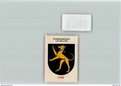 1535 Combremont-le-Grand - Vignette Wappen Kaffee Hag ca 1920-1940 - 11101986