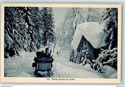 1863 Cergnat Ormont-Dessous Foto AK Pferdeschlitten Winter - 10606878