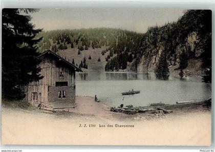 1863 Cergnat Ormont-Dessous - Lac des Chavonnes Ruderboot - 10596467