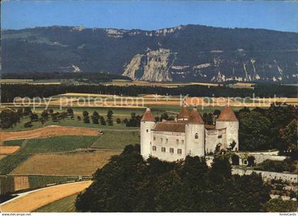 Champvent Chateau de Champvent et les Aig de Baulmes