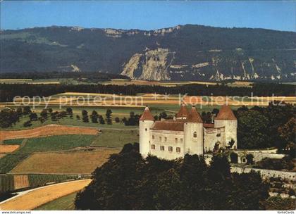 Champvent Fliegeraufnahme Chateau