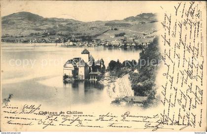 Chillon Chateau mit Genfersee