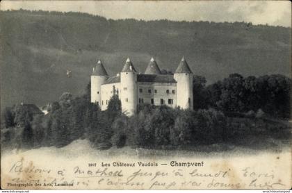 CPA Champvent Kanton Waadt, Le Chateau