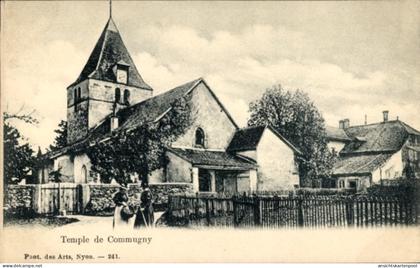 CPA Commugny Canton de Vaud, Temple