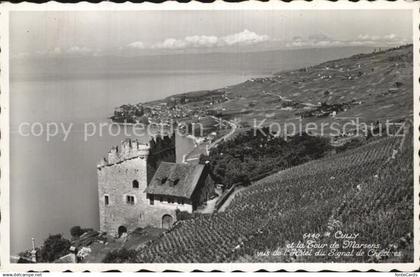 Cully VD Tour de Marsens Hotel du Signal de Chexbres Lac Leman Genfersee