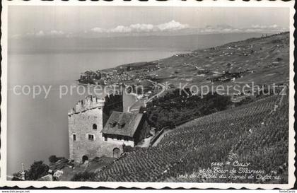 Cully VD Tour de Marsens Hotel du Signal de Chexbres Lac Leman Genfersee