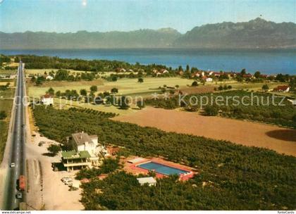 Etoy Motel Fruit bar piscine Vue aerienne
