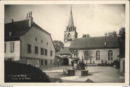 La Tour-de-Peilz Eglise Place Brunnen