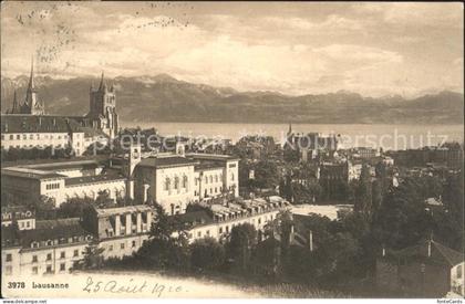 Lausanne VD mit  Genfersee