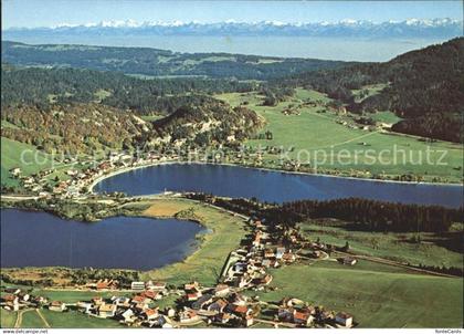 Le Pont VD Les Charbonnieres Lac de Joux Lac Brenet et les Alpes