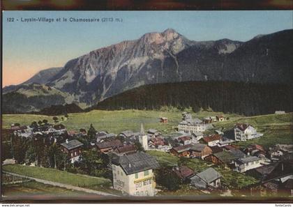 Leysin Leysin Village et le Chamossaire